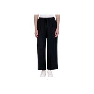 DKNY Women's Pull On Drawstring Ankle Pant, Black, 14